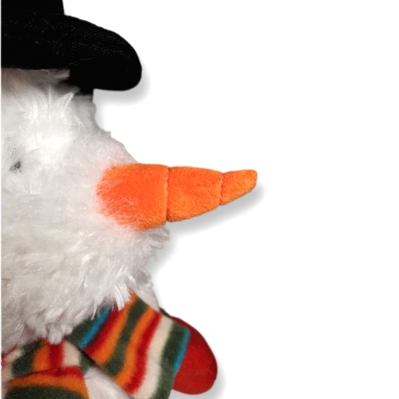 St. Nicolas Square Holiday Snowman Toy Stuffed Animal Decorative Xmas Decor - Picture 8 of 12